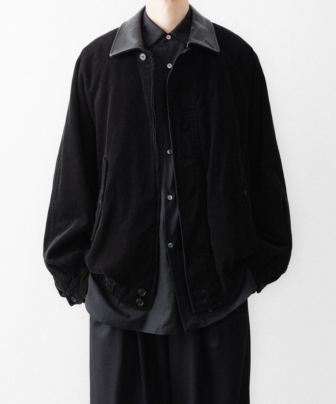 ssstein(シュタイン)のVINTAGE CORDUROY ZIP JACKET - BLACKの公式通販サイトsession福岡セレクトショップ