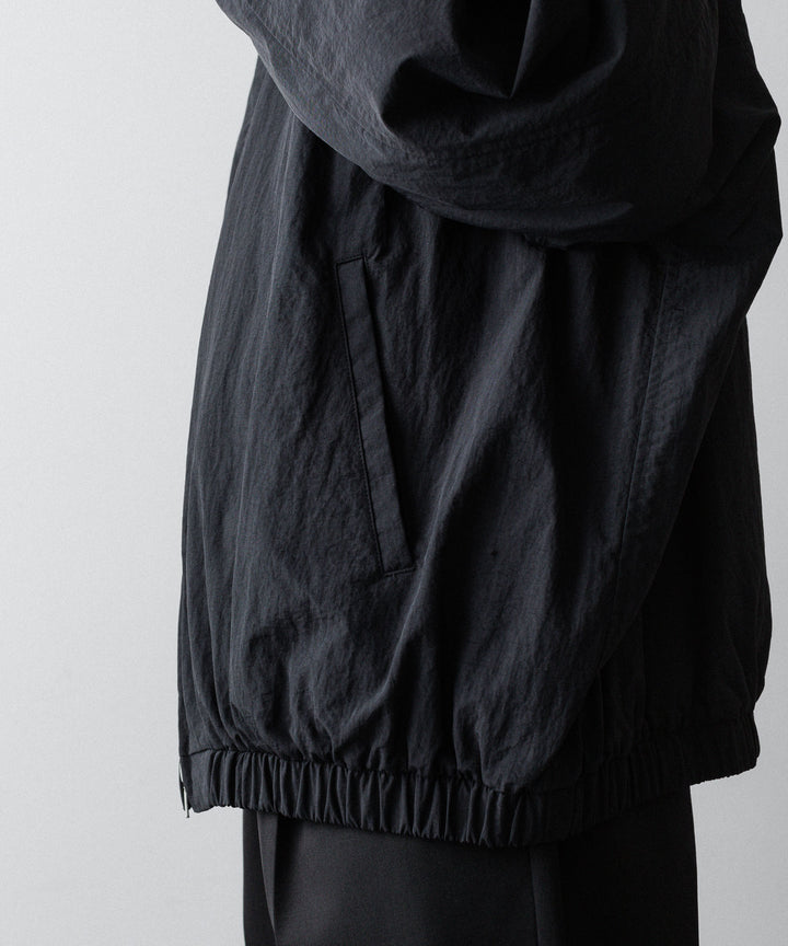 ssstein(シュタイン)のRECYCLED NYLON OVERSIZED ZIP JACKET -  BLACKの公式通販サイトsession福岡セレクトショップ
