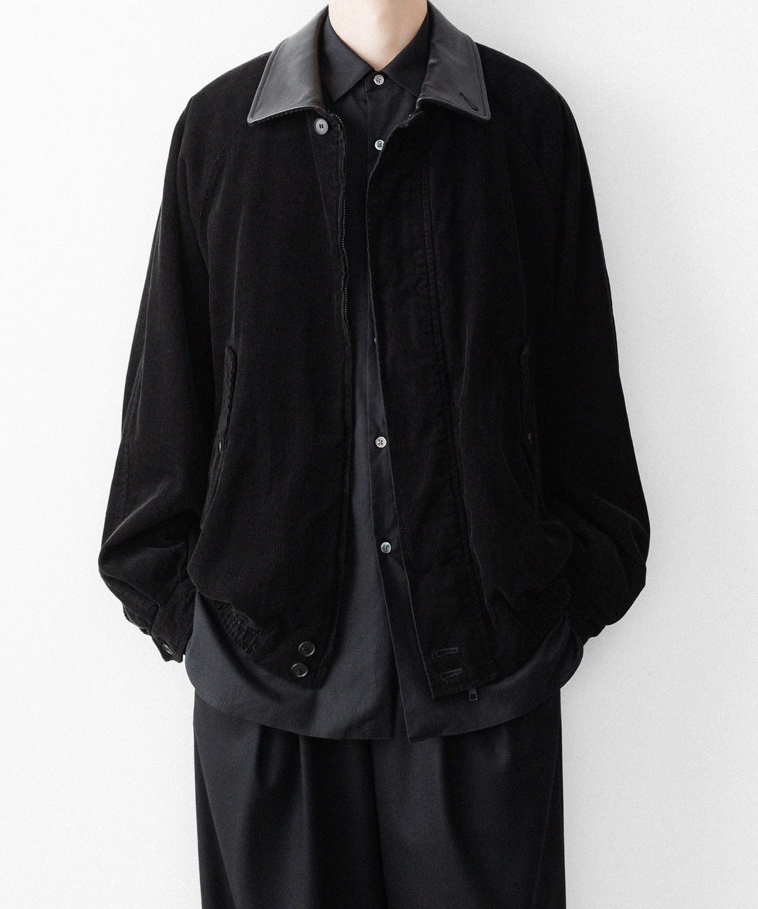 ssstein(シュタイン)のVINTAGE CORDUROY ZIP JACKET - BLACKの公式通販サイトsession福岡セレクトショップ