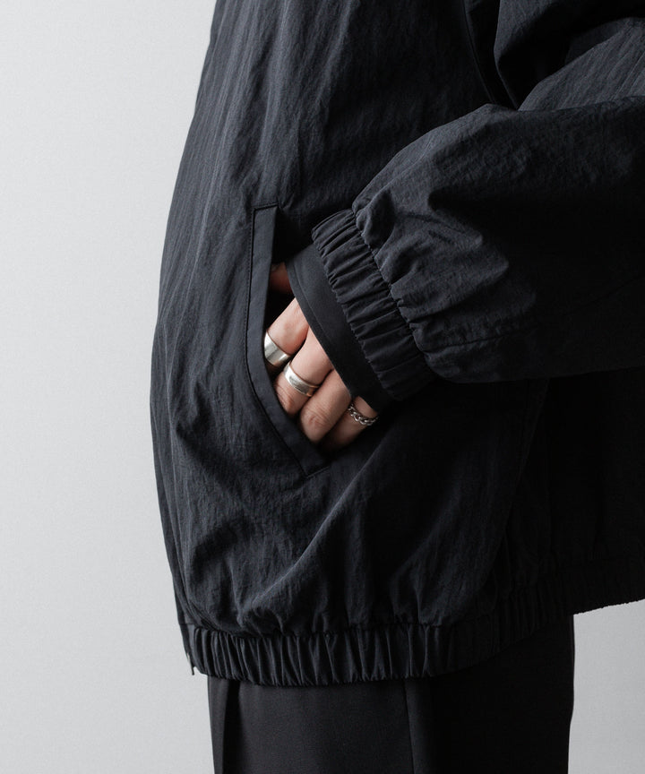 ssstein(シュタイン)のRECYCLED NYLON OVERSIZED ZIP JACKET -  BLACKの公式通販サイトsession福岡セレクトショップ