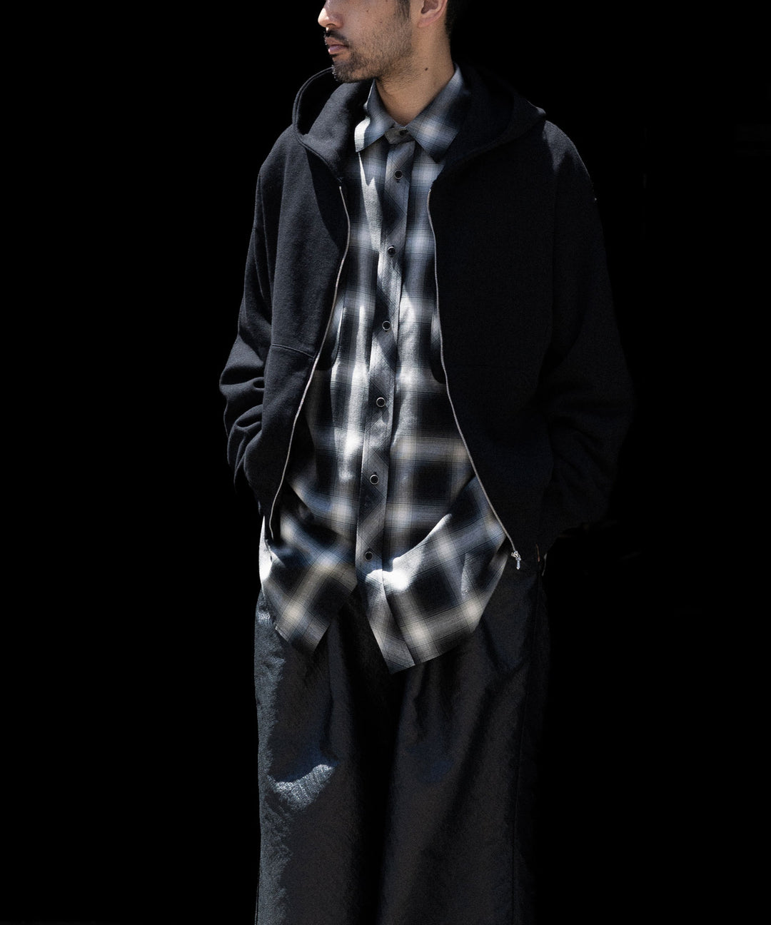ssstein(シュタイン)のYAK/COTTON SWEAT ZIP HOODY - BLACKの公式通販サイトsession福岡セレクトショップ