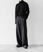 画像をギャラリービューアに読み込む, OPPOSE DUALITY オポーズデュアリティの6 POCKET SUB ONG WOOL TROUSERSのBLACK公式通販サイトsession福岡セレクトショップ
