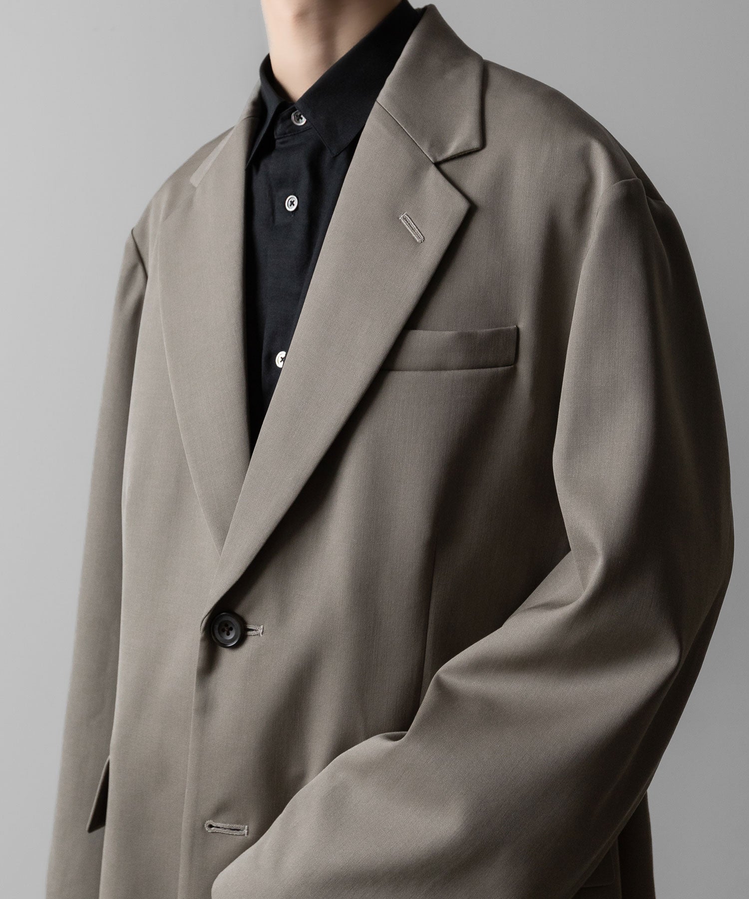 ssstein(シュタイン)のOVERSIZED SINGLE BREASTED LONG JACKET - TAUPE BEIGEの公式通販サイトsession福岡セレクトショップ