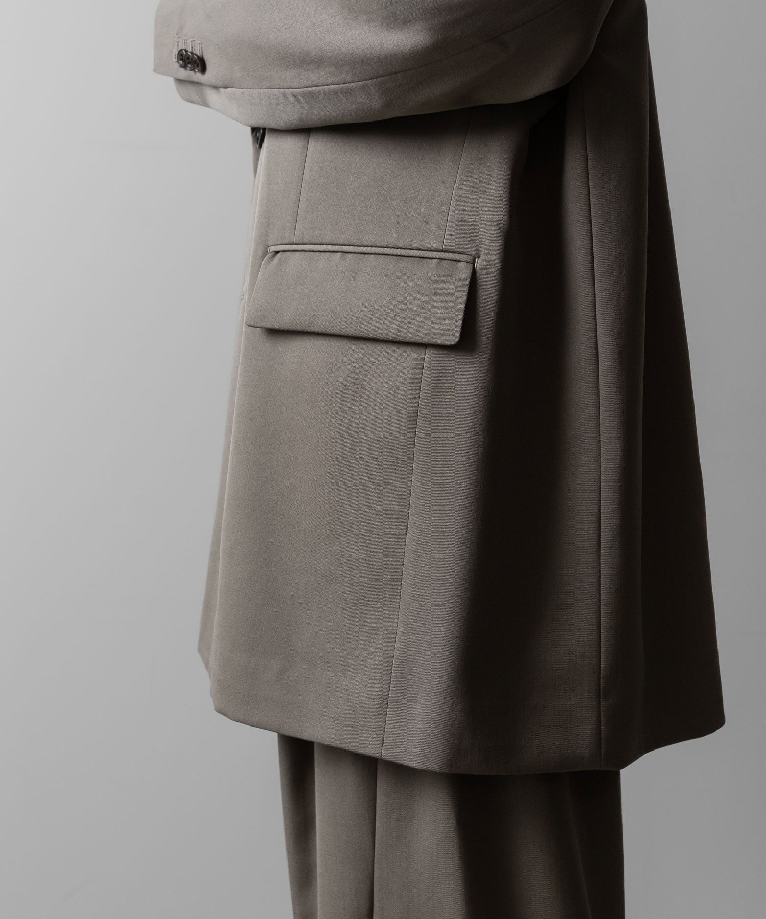 ssstein(シュタイン)のOVERSIZED SINGLE BREASTED LONG JACKET - TAUPE BEIGEの公式通販サイトsession福岡セレクトショップ