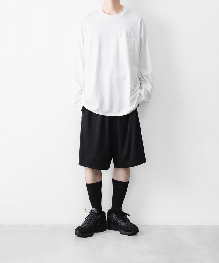 【 WWW 】WIDE SHORTS - BLACK