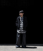 画像をギャラリービューアに読み込む, SUBLATIONS サブレーションズOMBRE CHECK RELAX FIT SHIRTのBLACK 公式通販サイトsession福岡セレクトショップ
