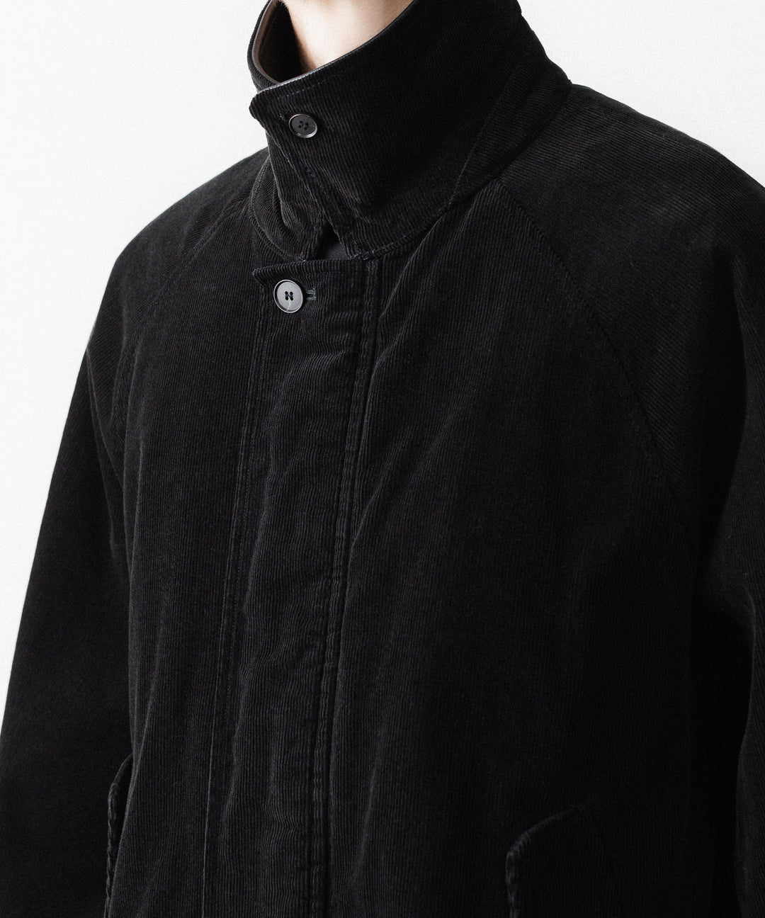ssstein(シュタイン)のVINTAGE CORDUROY ZIP JACKET - BLACKの公式通販サイトsession福岡セレクトショップ