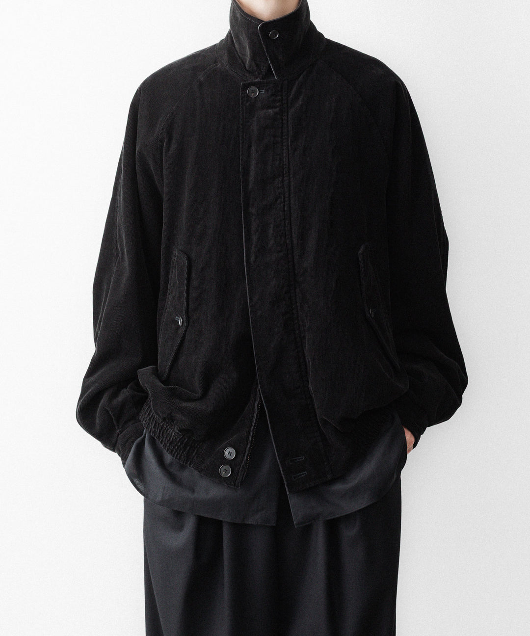 ssstein(シュタイン)のVINTAGE CORDUROY ZIP JACKET - BLACKの公式通販サイトsession福岡セレクトショップ