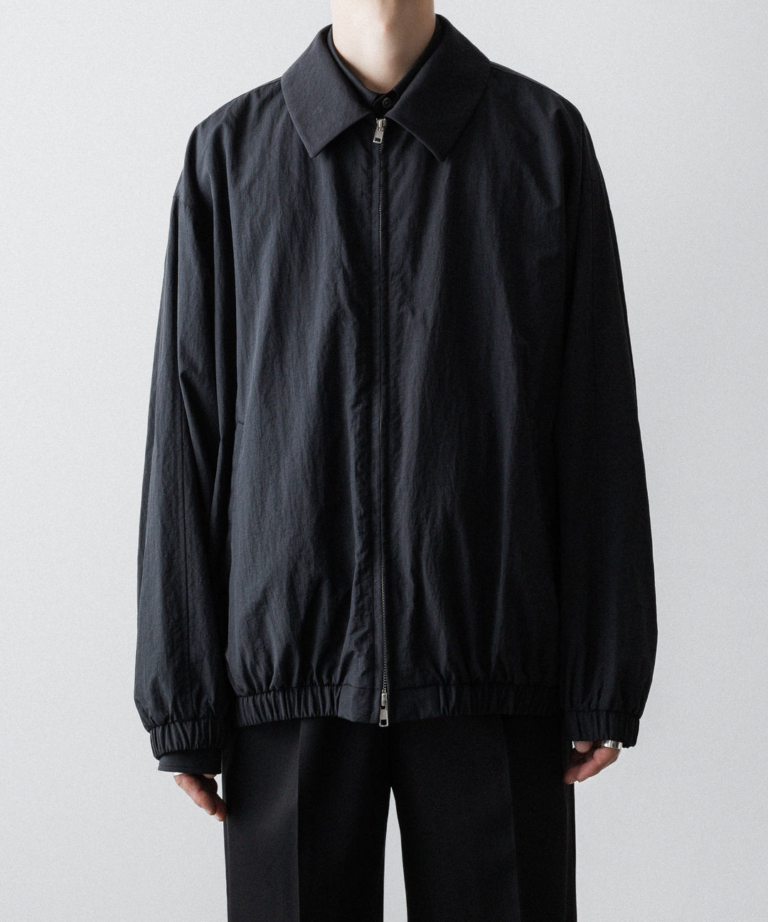 ssstein(シュタイン)のRECYCLED NYLON OVERSIZED ZIP JACKET -  BLACKの公式通販サイトsession福岡セレクトショップ