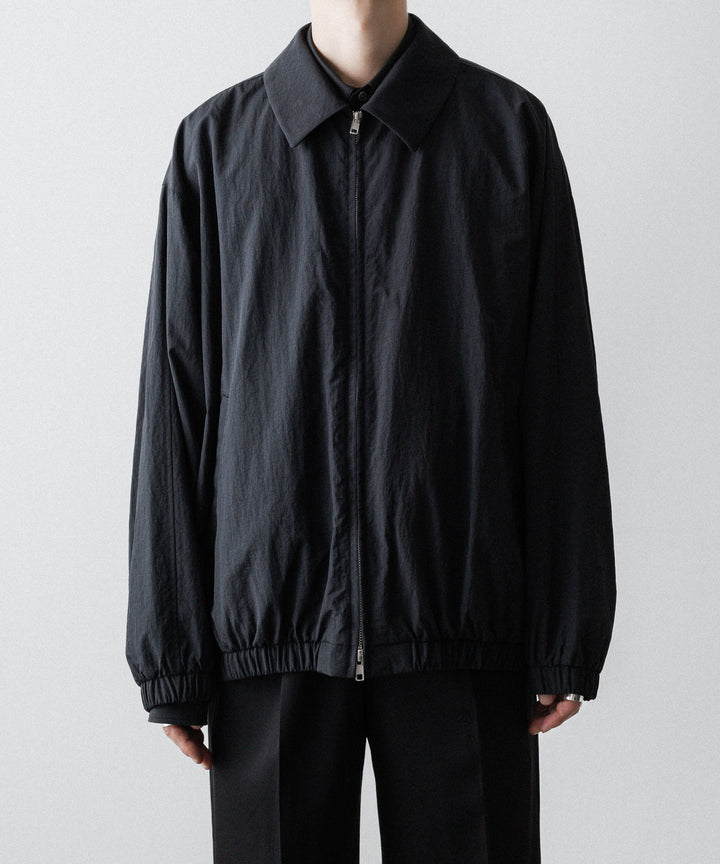 ssstein(シュタイン)のRECYCLED NYLON OVERSIZED ZIP JACKET -  BLACKの公式通販サイトsession福岡セレクトショップ