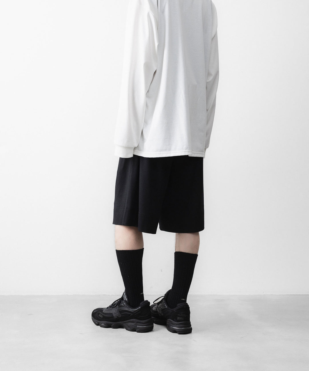 【 WWW 】WIDE SHORTS - BLACK