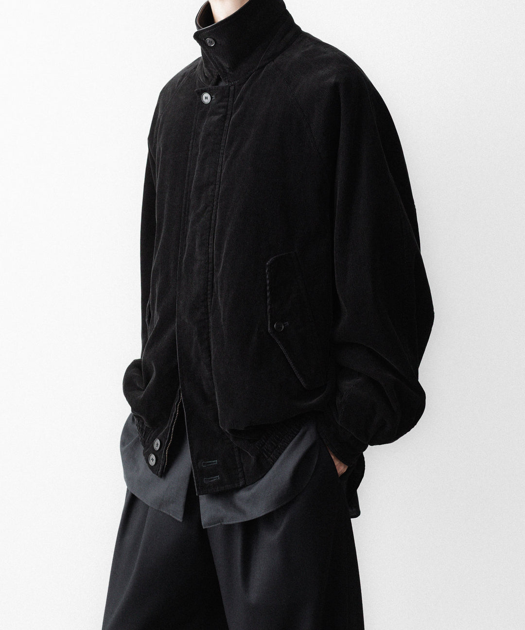 ssstein(シュタイン)のVINTAGE CORDUROY ZIP JACKET - BLACKの公式通販サイトsession福岡セレクトショップ