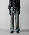 【ssstein】DEFORMED FLARE VINTAGE DENIM JEANS - INDIGO