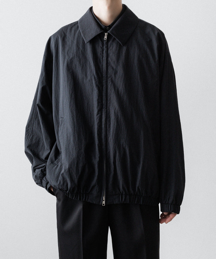 ssstein(シュタイン)のRECYCLED NYLON OVERSIZED ZIP JACKET -  BLACKの公式通販サイトsession福岡セレクトショップ