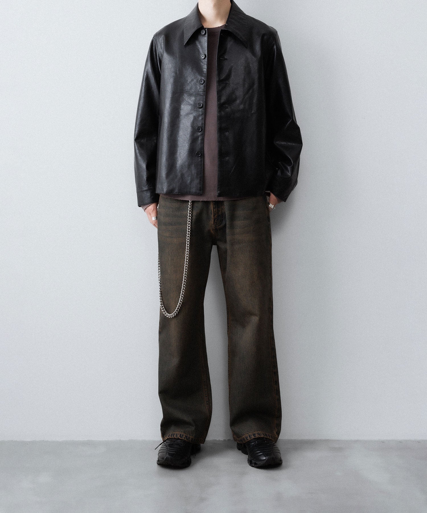 CODA -コーダのBLACK BROWN WASH BREAK CUT FLARED JEANSのBLACK BROWN公式通販サイトsession福岡セレクトショップ