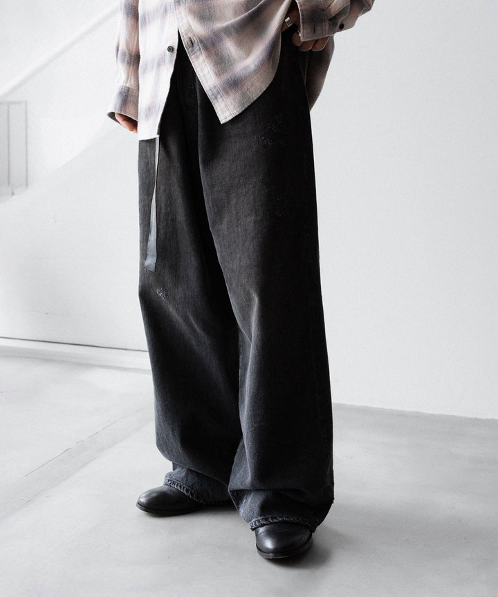 ssstein(シュタイン)のBAGGY DENIM JEANS - BLACKの公式通販サイトsession福岡セレクトショップ