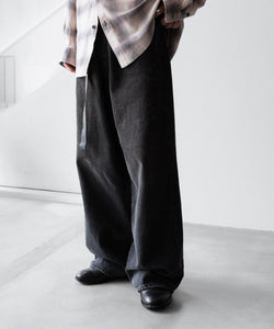 ssstein / シュタイン】BAGGY DENIM JEANS - BLACK | 公式通販サイト