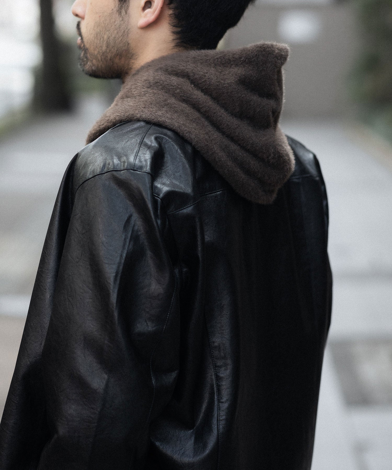 CODA コーダ BLACK SYNTHETIC LEATHER CUT OUT TIERED JACKETのBLACK 公式通販サイトsession福岡セレクトショップ