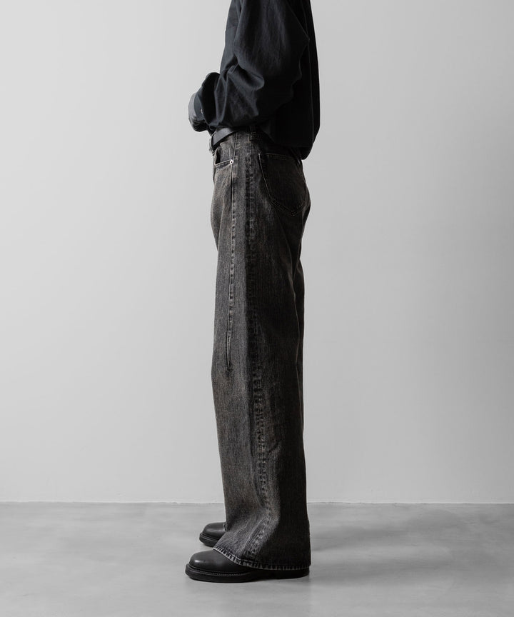 ssstein(シュタイン)のDEFORMED FLARE VINTAGE DENIM JEANS - BLACKの公式通販サイトsession福岡セレクトショップ