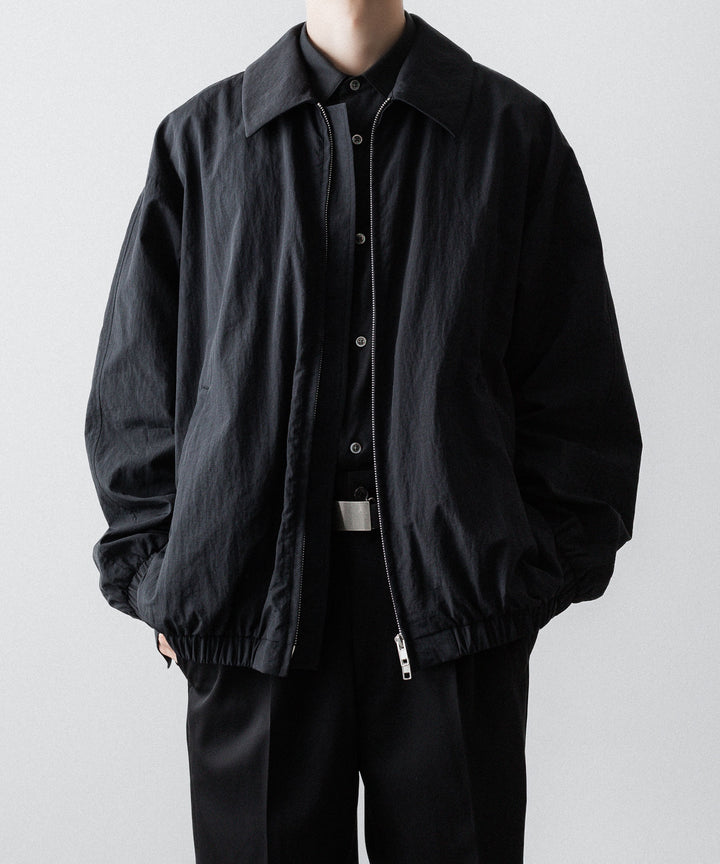 ssstein(シュタイン)のRECYCLED NYLON OVERSIZED ZIP JACKET -  BLACKの公式通販サイトsession福岡セレクトショップ