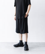 画像をギャラリービューアに読み込む, WWW WRAPINKNOT wool wearのWIDE SHORTSのBLACK 公式通販サイトsession福岡セレクトショップ
