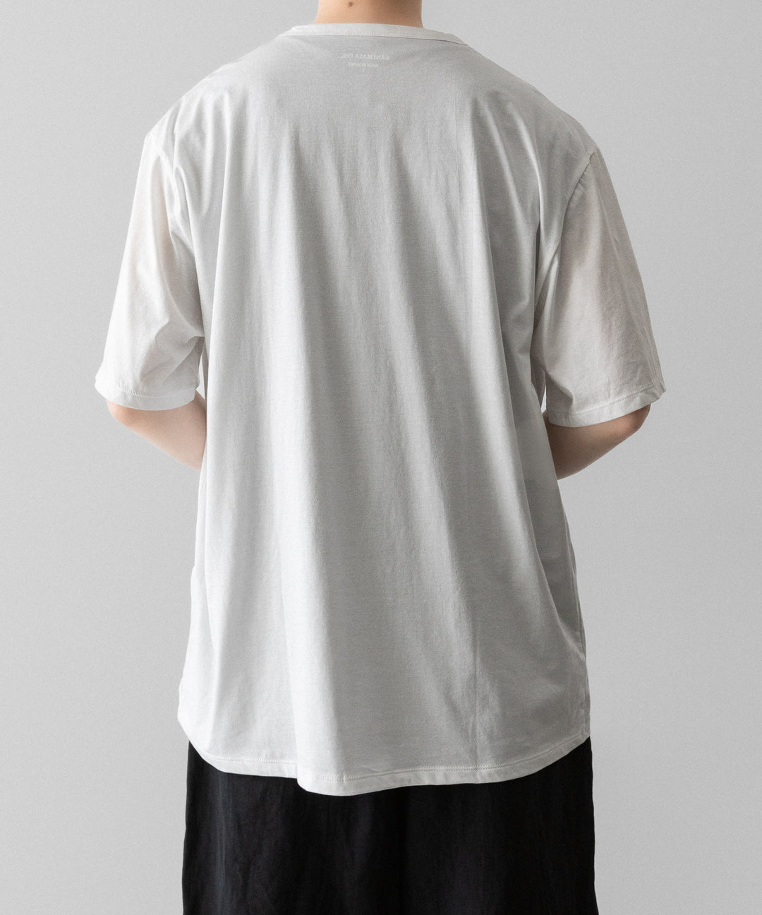 KANEMASA PHIL.-カネマサフィル46G COTTON THIN PACK TEEのWHITE × BLACK 公式通販サイトsession福岡セレクトショップ