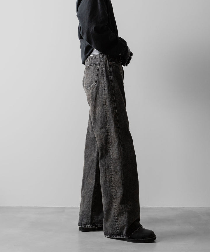 ssstein(シュタイン)のDEFORMED FLARE VINTAGE DENIM JEANS - BLACKの公式通販サイトsession福岡セレクトショップ