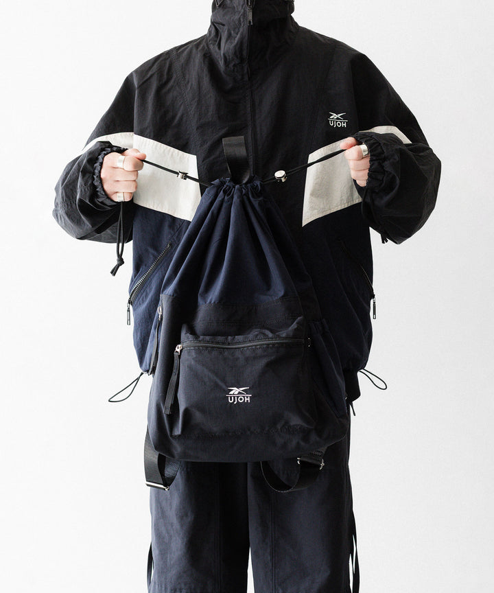UJOH(ウジョー)×Reebok(リーボック)のDRAW CORD BAG - BLACKの公式通販サイトsession福岡セレクトショップ