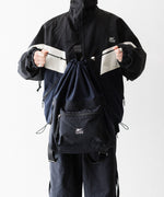 画像をギャラリービューアに読み込む, UJOH(ウジョー)×Reebok(リーボック)のDRAW CORD BAG - BLACKの公式通販サイトsession福岡セレクトショップ
