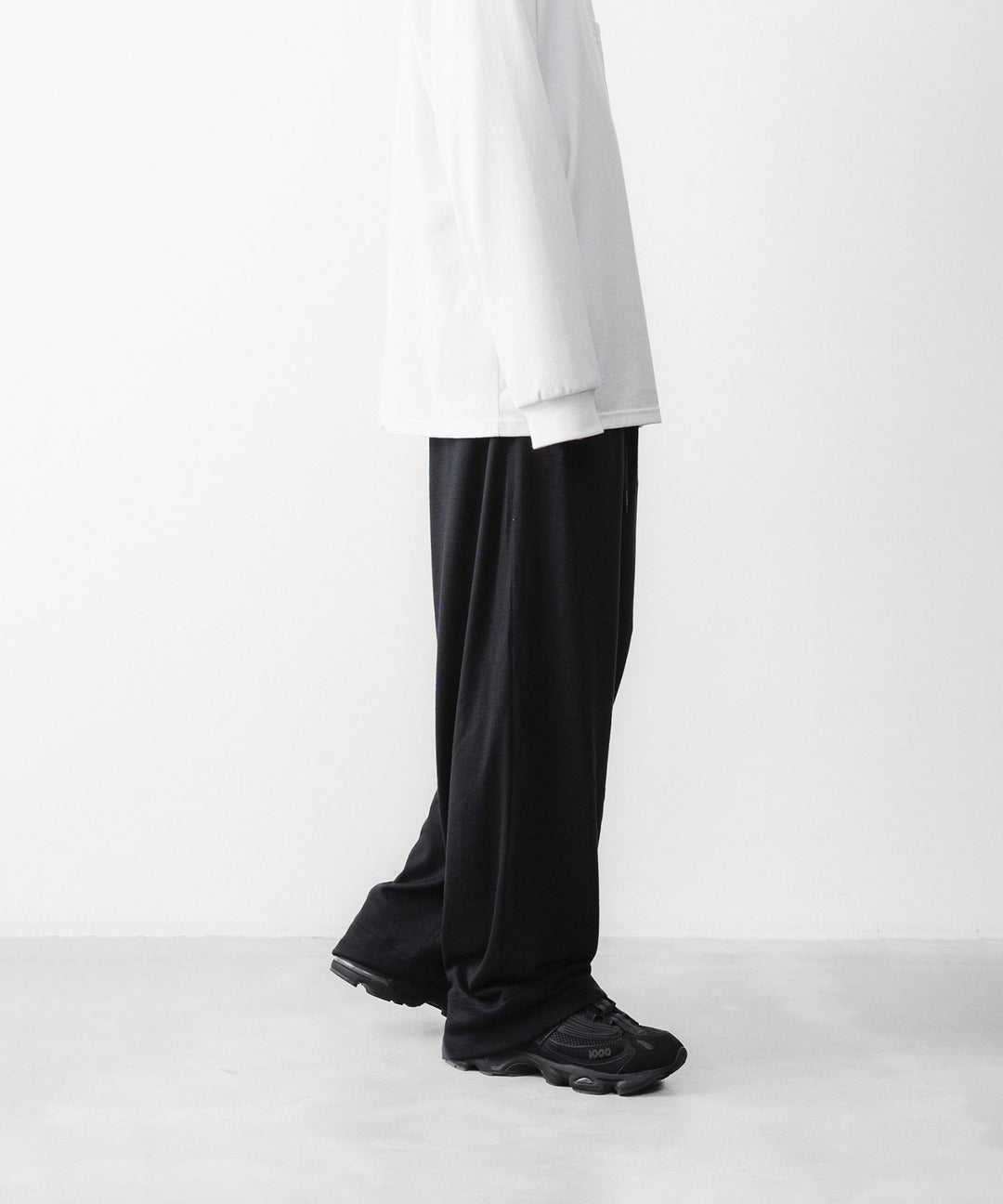 【 WWW 】WIDE PANTS - BLACK