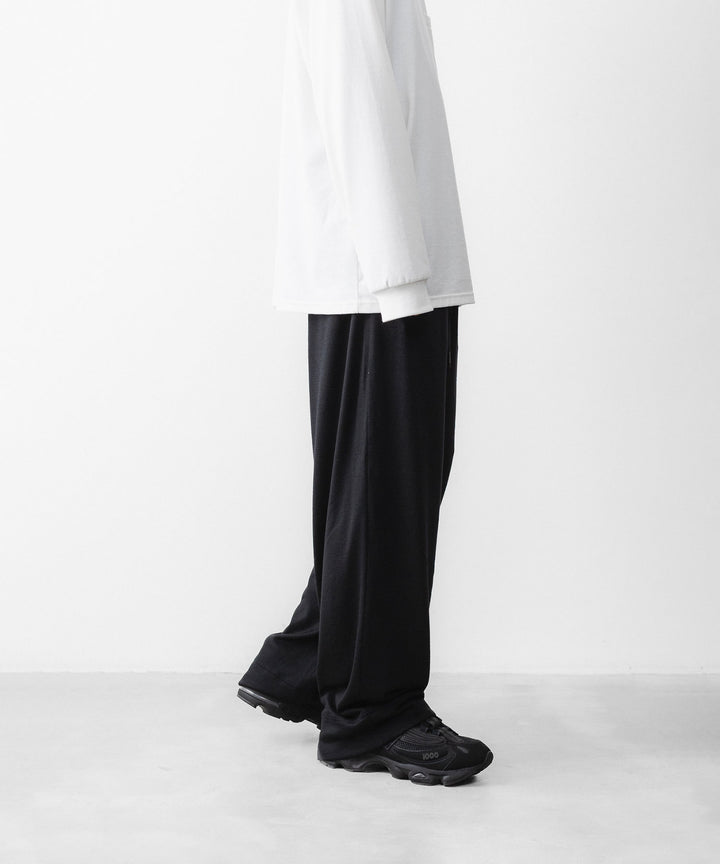 【 WWW 】WIDE PANTS - BLACK