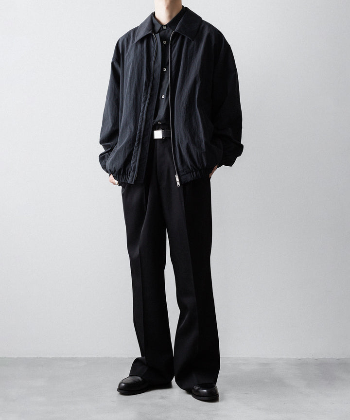 ssstein(シュタイン)のRECYCLED NYLON OVERSIZED ZIP JACKET -  BLACKの公式通販サイトsession福岡セレクトショップ
