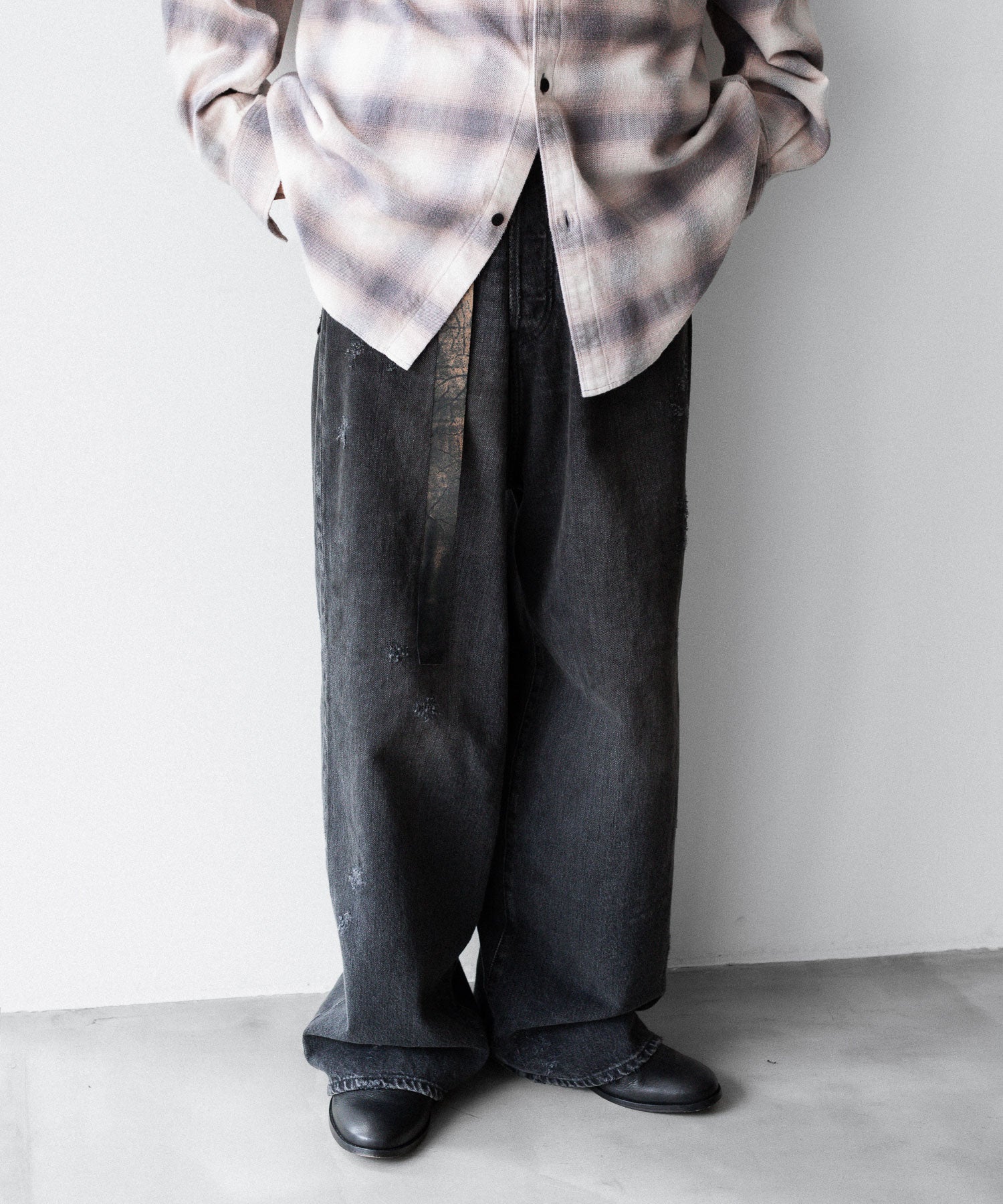 ssstein(シュタイン)のBAGGY DENIM JEANS - BLACKの公式通販サイトsession福岡セレクトショップ