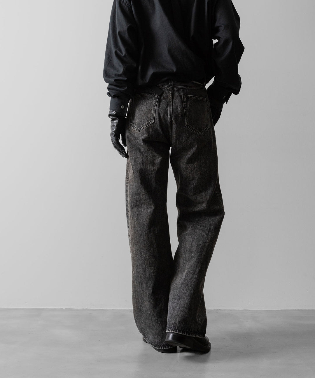 ssstein(シュタイン)のDEFORMED FLARE VINTAGE DENIM JEANS - BLACKの公式通販サイトsession福岡セレクトショップ