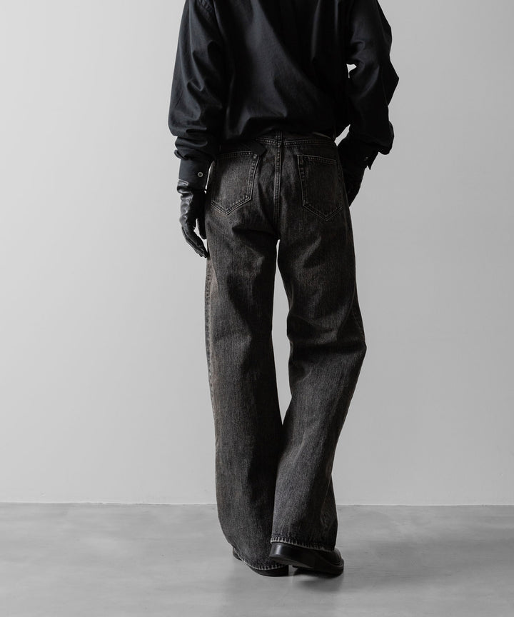 ssstein(シュタイン)のDEFORMED FLARE VINTAGE DENIM JEANS - BLACKの公式通販サイトsession福岡セレクトショップ