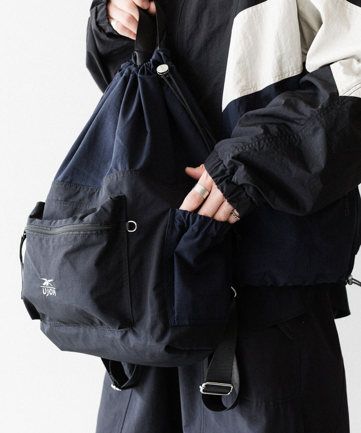 UJOH(ウジョー)×Reebok(リーボック)のDRAW CORD BAG - BLACKの公式通販サイトsession福岡セレクトショップ
