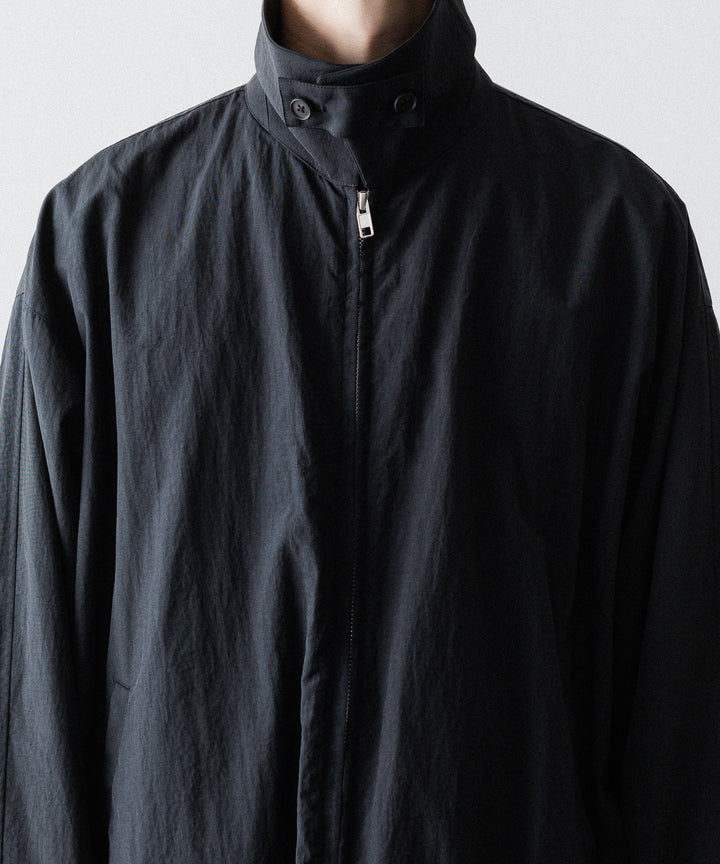ssstein(シュタイン)のRECYCLED NYLON OVERSIZED ZIP JACKET -  BLACKの公式通販サイトsession福岡セレクトショップ