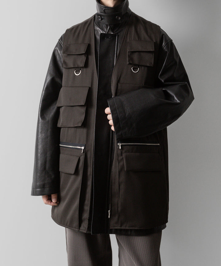 stein(シュタイン)の24SSコレクションOVERSIZED MULTI POCKET VESTのMILITARY KHAKI sessionセッション福岡セレクトショップ 公式通販サイト