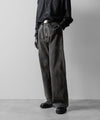 【ssstein】DEFORMED FLARE VINTAGE DENIM JEANS - BLACK