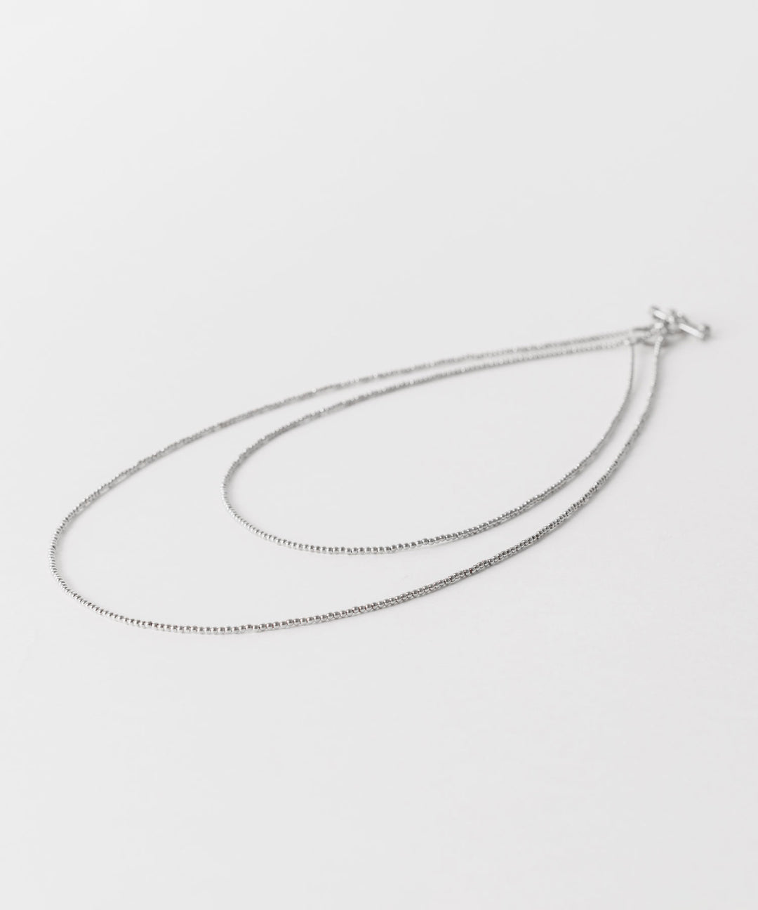 【INTÉRIM】TAXCO SILVER PAIR NECKLACE - SILVER