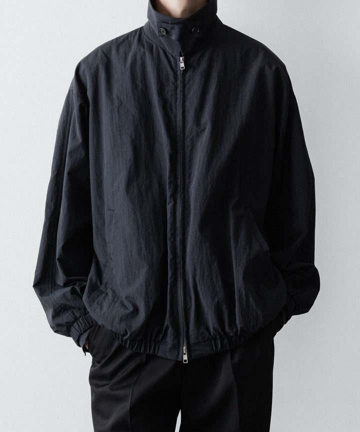 ssstein(シュタイン)のRECYCLED NYLON OVERSIZED ZIP JACKET -  BLACKの公式通販サイトsession福岡セレクトショップ