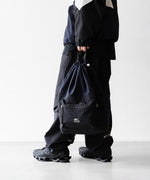 画像をギャラリービューアに読み込む, UJOH(ウジョー)×Reebok(リーボック)のDRAW CORD BAG - BLACKの公式通販サイトsession福岡セレクトショップ
