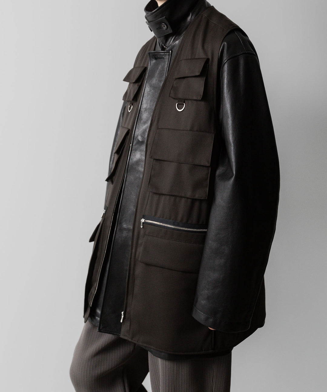 stein(シュタイン)の24SSコレクションOVERSIZED MULTI POCKET VESTのMILITARY KHAKI sessionセッション福岡セレクトショップ 公式通販サイト