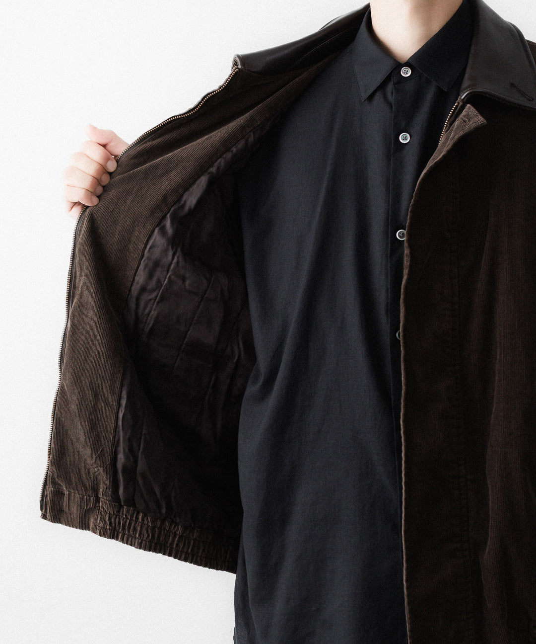 ssstein(シュタイン)のVINTAGE CORDUROY ZIP JACKET - BROWNの公式通販サイトsession福岡セレクトショップ