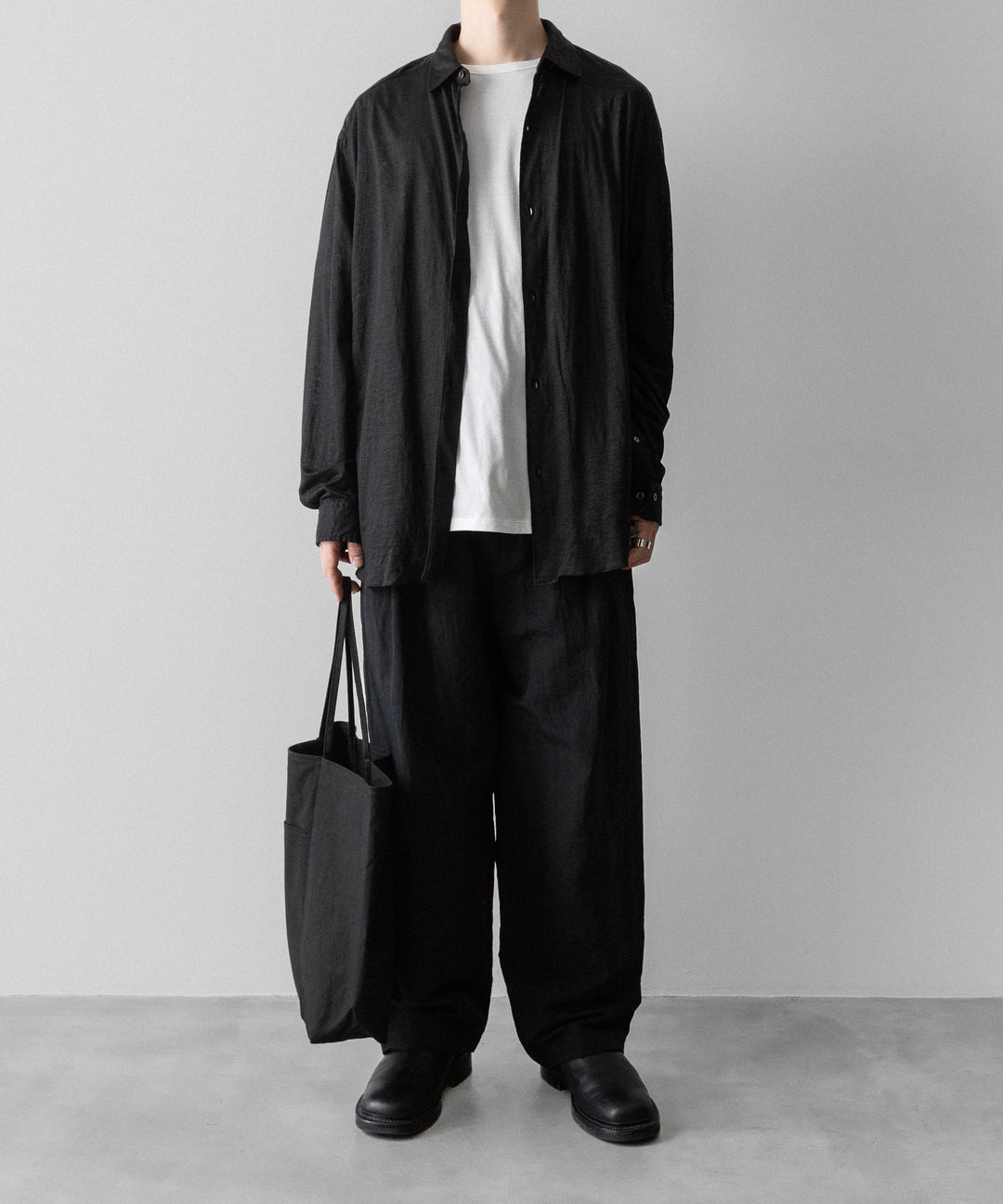 KANEMASA PHIL.-カネマサフィル46G COTTON THIN PACK TEEのWHITE × BLACK 公式通販サイトsession福岡セレクトショップ