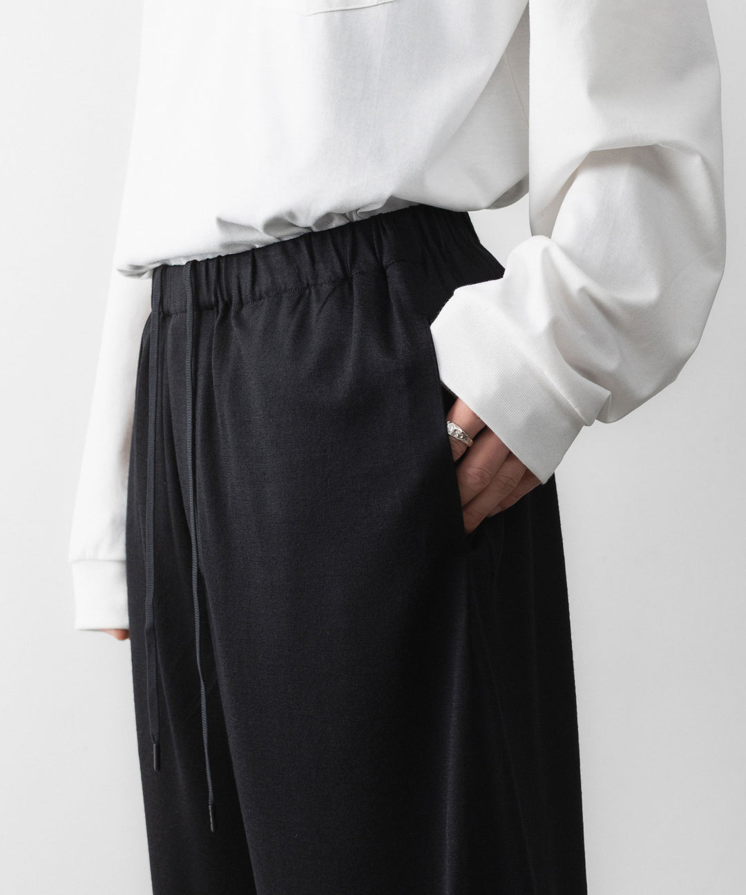 【 WWW 】WIDE PANTS - BLACK