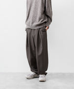 画像をギャラリービューアに読み込む, UJOH ウジョー CROSS TUCK PNTのOLIVE GRAY 公式通販サイトsession福岡セレクトショップ
