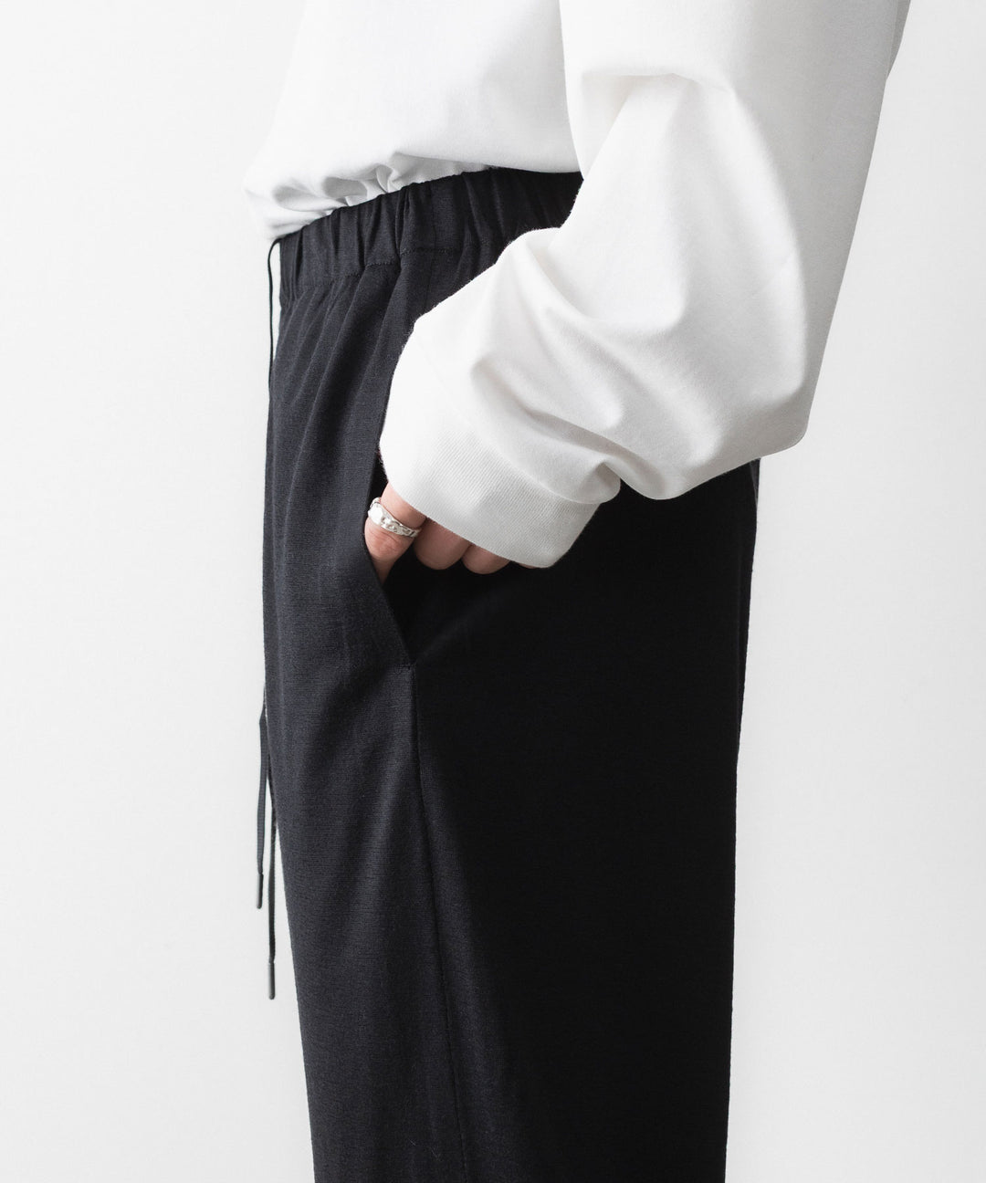 【 WWW 】WIDE PANTS - BLACK