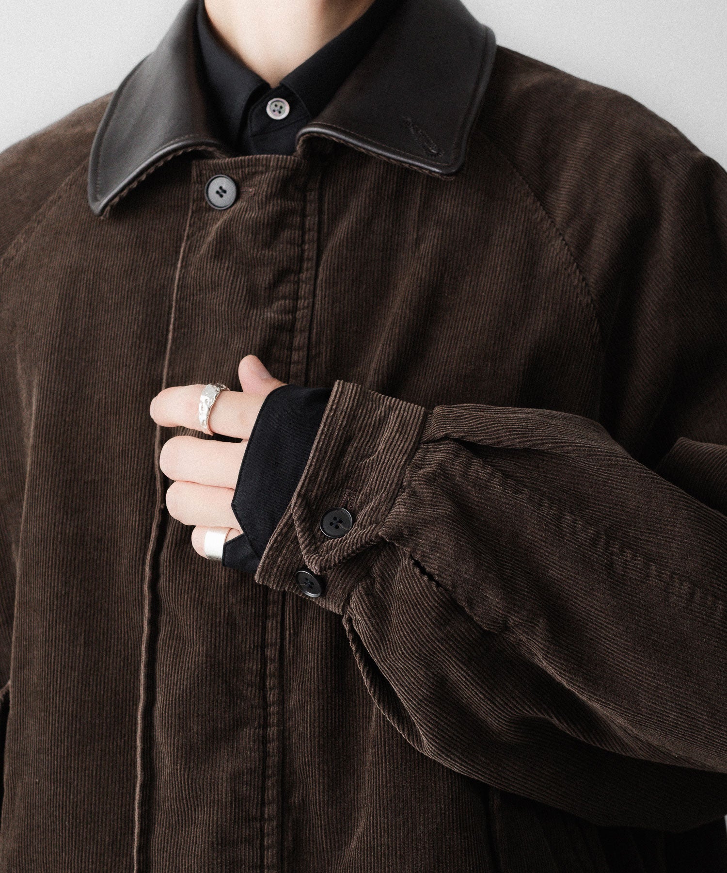 名作　stein シュタイン ブラウン セットアップ販売 ssstein / シュタイン】VINTAGE CORDUROY ZIP JACKET - BROWN | 公式