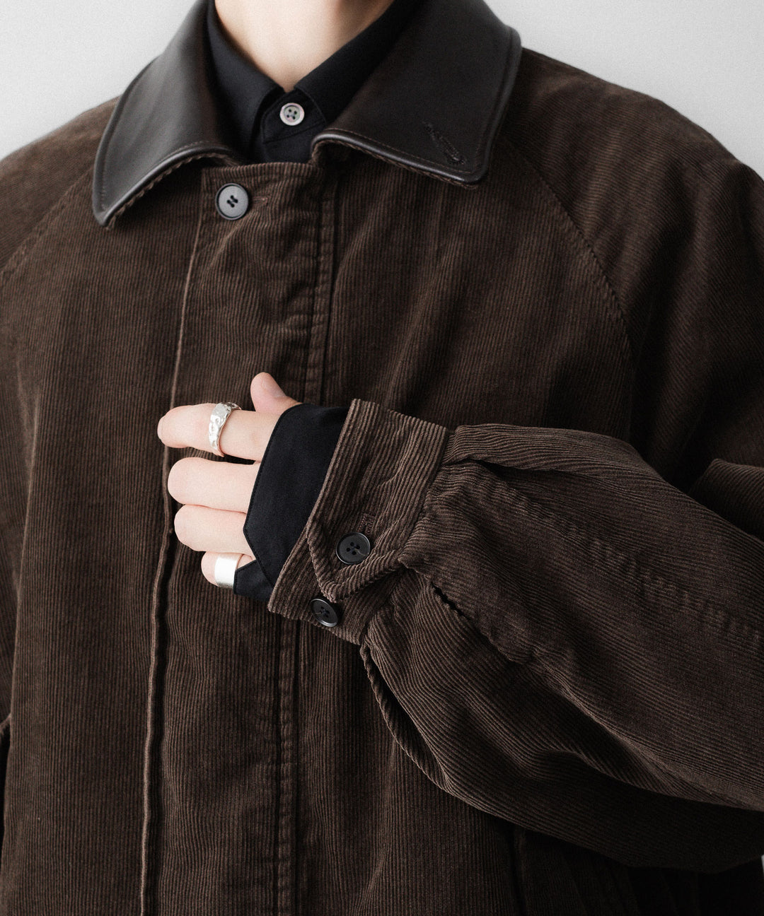 ssstein(シュタイン)のVINTAGE CORDUROY ZIP JACKET - BROWNの公式通販サイトsession福岡セレクトショップ